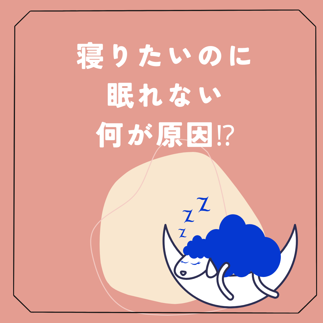 【札幌でヘッドマッサージを学ぶなら】 眠りたいのに眠れない、何が原因？
